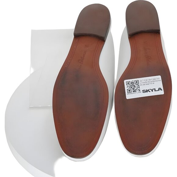 Sam Edelman Women's White Linnie Bit Mules Size 7.5 M - Fast Shipping - Picture 6 of 6